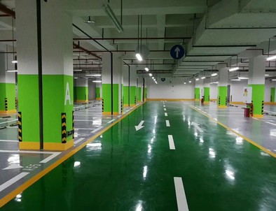 宁波停车场标线施工